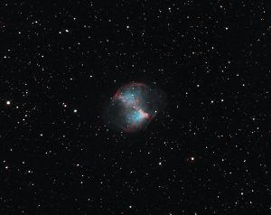 M27 NGC 6853 Dumbbell nebula RGB